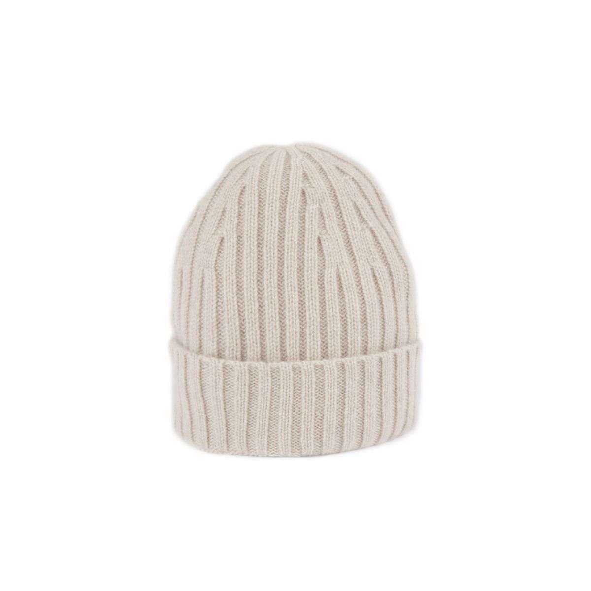 Beige Cashmere Hat