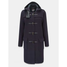 Navy blue duffle coat sales womens