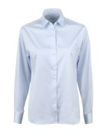 Ljusblå oversize blus