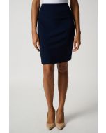 Navy Classic Pencil Skirt