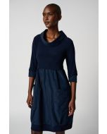 Navy Cocoon Dress