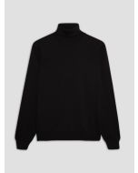 Black Merino Turtleneck