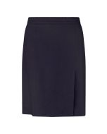 Jolie Navy Linen Skirt