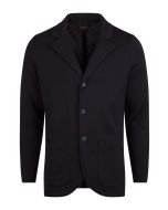 Navy Knitted Blazer