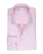 Stenströms Regular rosa twillskjorta i superior twofold twill med cut away-krage, enkel manschett och pärlemorknappar.