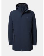 Marinblå regulator parkas