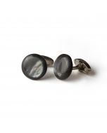 Grey Mother Of Pearl Cufflinks