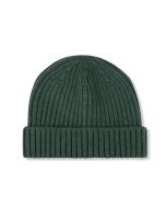 Green Rib Knitted Beanie