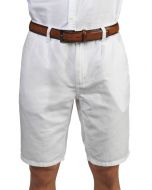 White Linen Mix Shorts