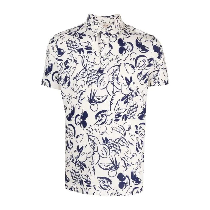 Off white pattern shirt top