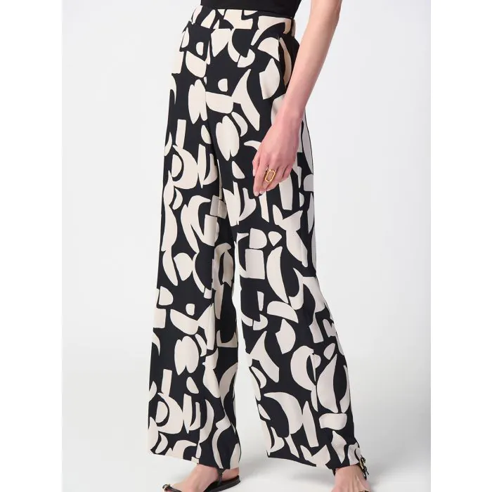 Printed Wide-Leg Pants - Joseph Ribkoff - Stenströmsstore