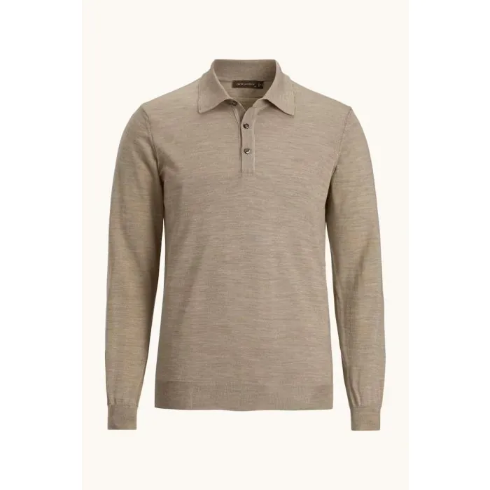 Super Fine Merino Wool Polo — Wolsey