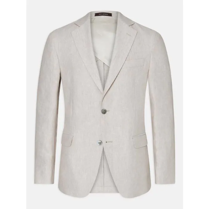Mens white linen sport coat top