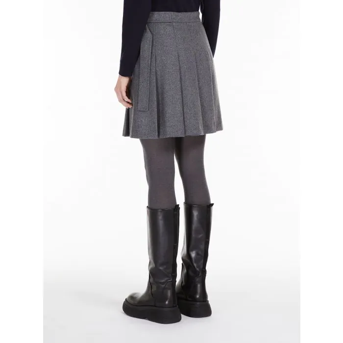 ミニスカート MAX MARA Women Skirts 2511101283002 Grey Skirts Wool Woman | Max Mara