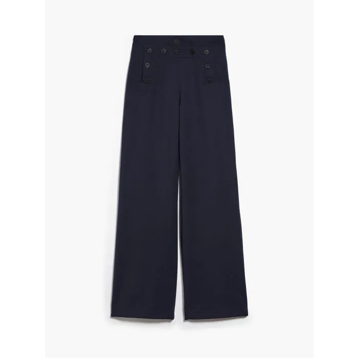 Galli Wool Gabardine Pants - Max Mara - Stenstromsstore