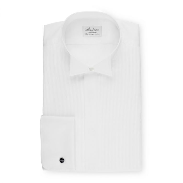 White Tuxedo Shirt Wing Collar ...