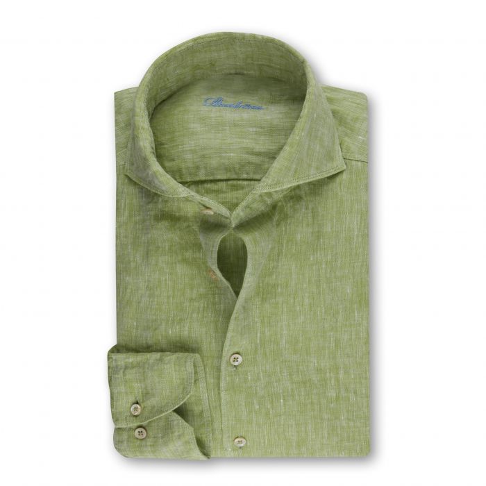 Light Green Linen Shirt - 100% Linen