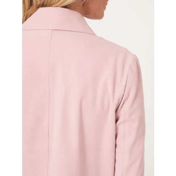 Pink suede jacket from Repeat - Stenstromsstore.com Pink suede jacket from Repeat - Stenstromsstore.com