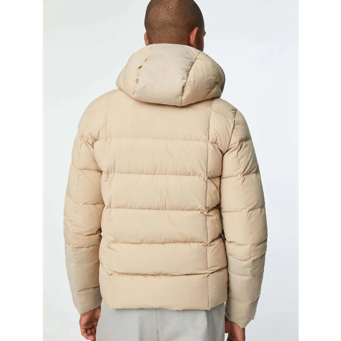 ダウンジャケット・コート FACADE PATTERN Volume puffer  down padding_beige Acne Studios Beige Puffer Down Jacket Acne Studios