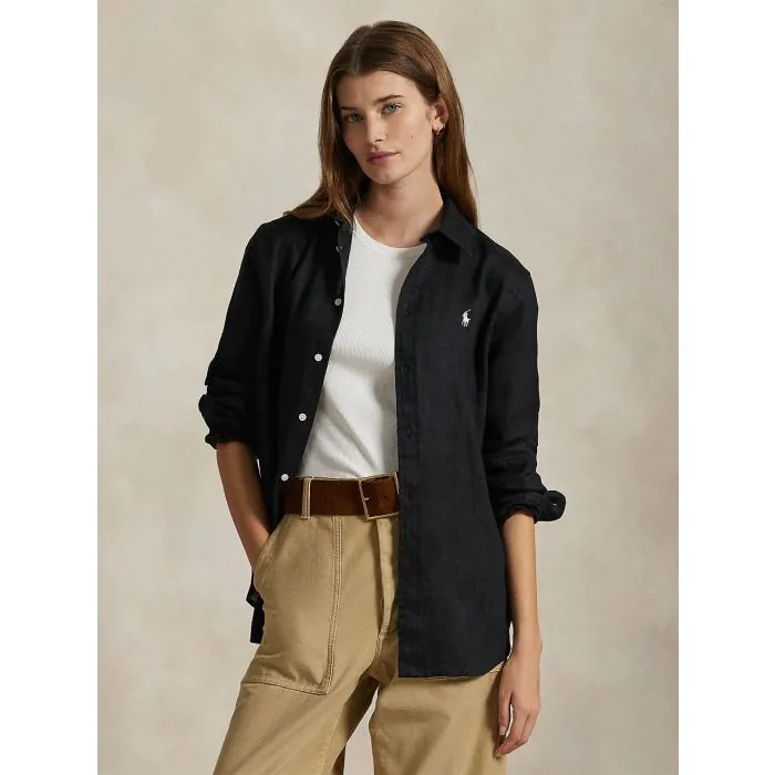 Black Classic fit Linen Shirt - Ralph Lauren