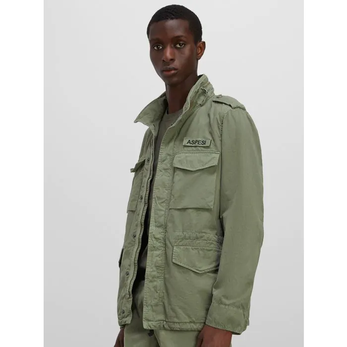 Green Cotton Field Jacket Aspesi Men Stenstromsstore