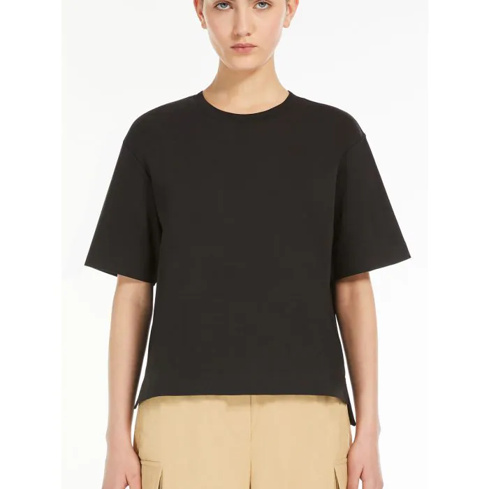 Black Boxy-fit T-Shirt - Max Mara - Multid