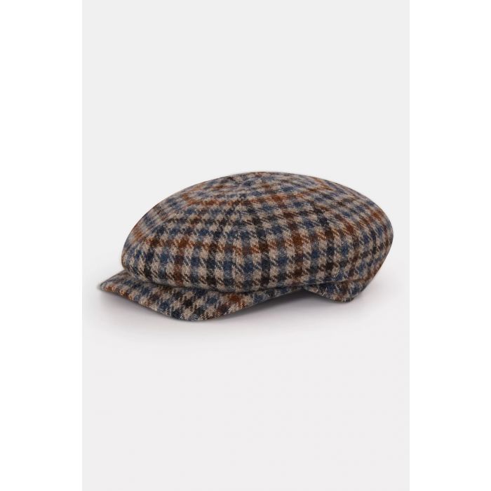 Checkered 2025 newsboy cap