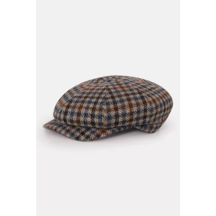 Checkered newsboy cap hotsell
