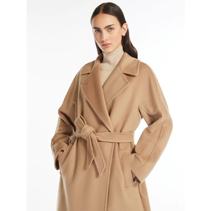 Double-breasted Wool Coat - Resina - Max Mara