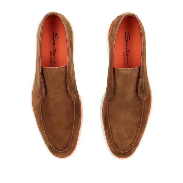 Santoni suede loafers 2025