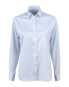Ljusblå oversize blus