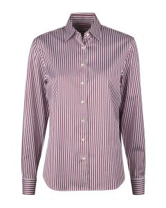 Siri Relaxed Red Striped Shirt