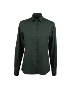 Siri Dark Green Cotton Shirt