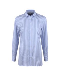 Sammi Boyfriend Blue Striped Shirt