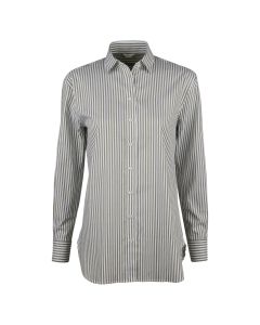 Sammi Boyfriend Green Striped Shirt