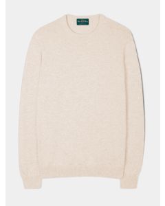 Light Beige Cotton/Cashmere Sweater