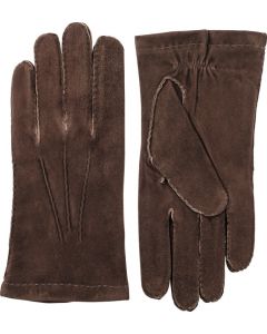 Suede Gloves Brown 