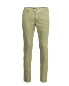 Green Cotton Chinos