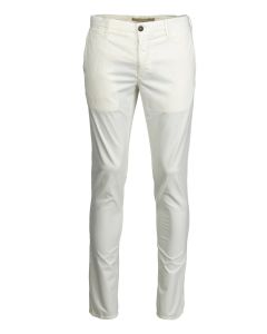 White Cotton Chinos