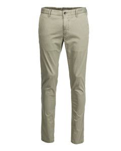 Green Washed Cotton Chinos