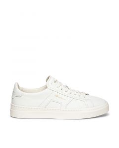 White Double Buckle Sneakers