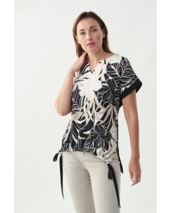 Beige Floral Top