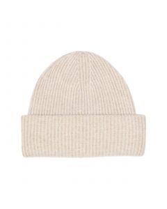 Beige Wool Cashmere Hat