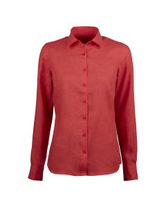 Siri Orange Linen Shirt