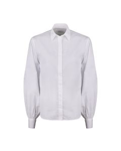 Fideli White Puff Sleeve Shirt