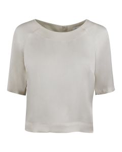Emily Beige Silk Blouse