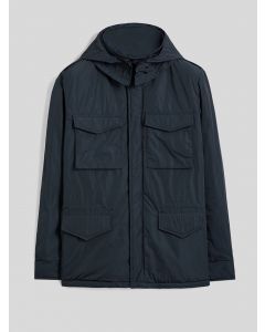 Navy Vento Nylon Field Jacket