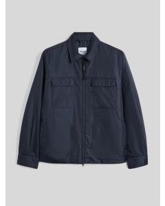 Navy Padded Nylon Jacket