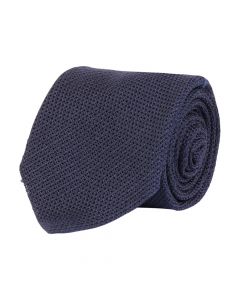 Navy Jacquard Tie