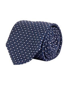 Blue Dotted Grenadine Tie